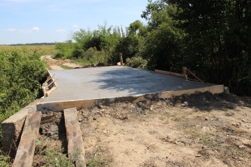 Obnova mosta u mjestu Ladinec