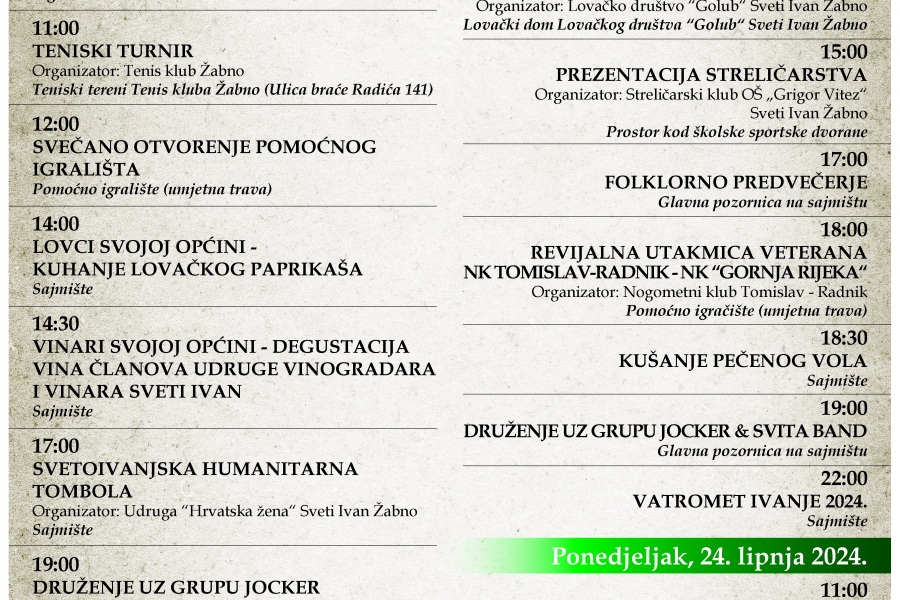 Svetoivanjski dani 2024