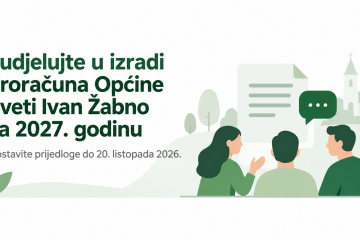 Javni poziv za sudjelovanje u izradi Proračuna Općine Sveti Ivan Žabno za 2027. godinu